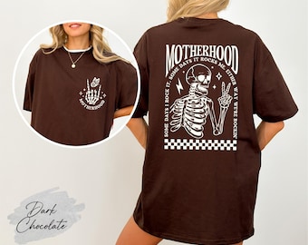 Funny Halloween Mom Shirt, Motherhood Halloween Shirt, Rocking Motherhood Shirt, New Mom Halloween tee, Halloween Mom Shirt, Funny Mom Gift