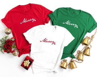 Christmas Shirt for Dog Lovers, Merry Paw Print Holiday Crewneck, Festive Dog Tee, Dog Mom Shirt, Dog Dad T-shirt, Dog Lover Gift