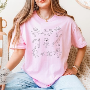 Yoga Lover Shirt, Yoga Dog Shirt, Dog Lover Shirt, Dog Mom Shirt, Dog Owner Shirt, Yoga Group Matching Shirt, Funny Dog Shirt, Yoga Teacher