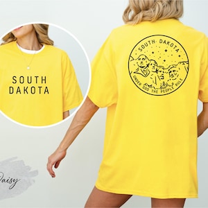 South Dakota State Shirt, South Dakota Lover Shirt, South Dakota Travel Gift, South Dakota Souvenir, Mount Rushmore Shirt, SD Trip Shirt Bild 1