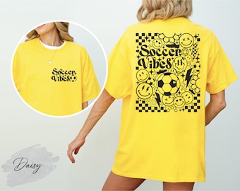 Soccer Vibes Shirt, Soccer Birthday Gift, Soccer Shirt, Soccer Mom Shirt, Soccer Player Gift, Professional Soccer Player Shirt, Soccer Girl
