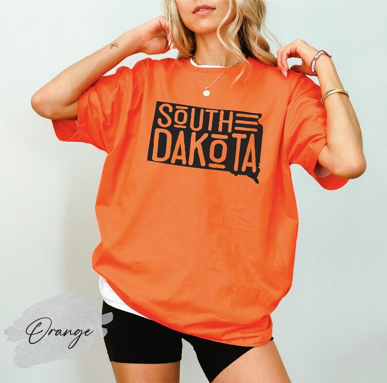 South Dakota State Shirt, South Dakota Map Shirt, South Dakota Lover Shirt, South Dakota Travel Shirt, South Dakota Souvenir image 3