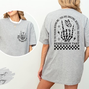 You Matter Halloween Shirt, Halloween Positivity Shirt, Spread Kindness Shirt, Halloween Positive Message Tee, Positive Halloween Vibes Tee image 4