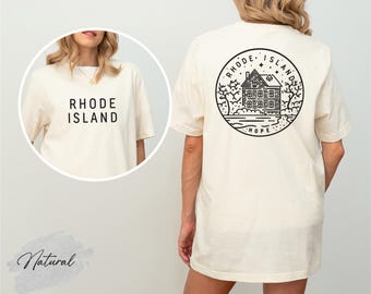 Rhode Island Shirt, Rhode Island Trip Shirt, Rhode Island Travel Gift, Rhode Island Souvenir, Ocean State Graphic Tee, Rhode Island Pride