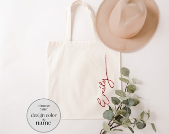 Custom Tote Bag, Custom Text Tote Bag, Canvas Tote Bag, Custom Name Tote Bag, Trendy Tote Bag, Personalized Tote Bag