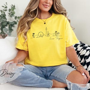 Las Vegas Line Art Shirt, Las Vegas Skyline Shirt, Las Vegas Lover Shirt, Las Vegas Souvenir, Las Vegas Trip Shirt, Las Vegas Travel Shirt
