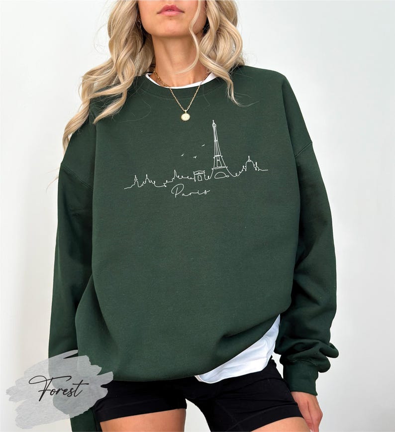 Paris Shirt, C'est La Vie, Paris Gift, Paris Skyline Sweatshirt, France
