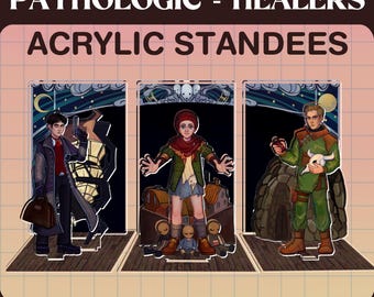 PRE-ORDER Pathologic Healers Acrylic Standees || 15cm Standee || Bachelor Daniil Dankovsky || Haruspex Artemy || Changeling Clara