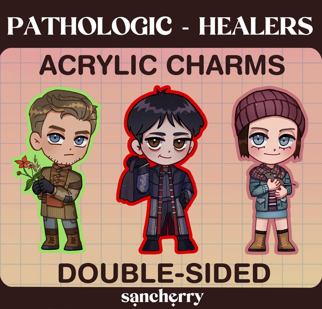 Pathologic Bride PRE-ORDER Pathologic Healers Acrylic Charms || 3