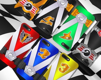 Power Ranger RPM Engine Sentai Go Onger mobilskalsamling