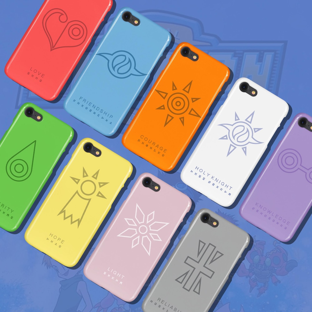 Digimon Adventure 01 Crest Phone Case - Etsy Digimon Adventure 01 Crest Phone Case - Etsy