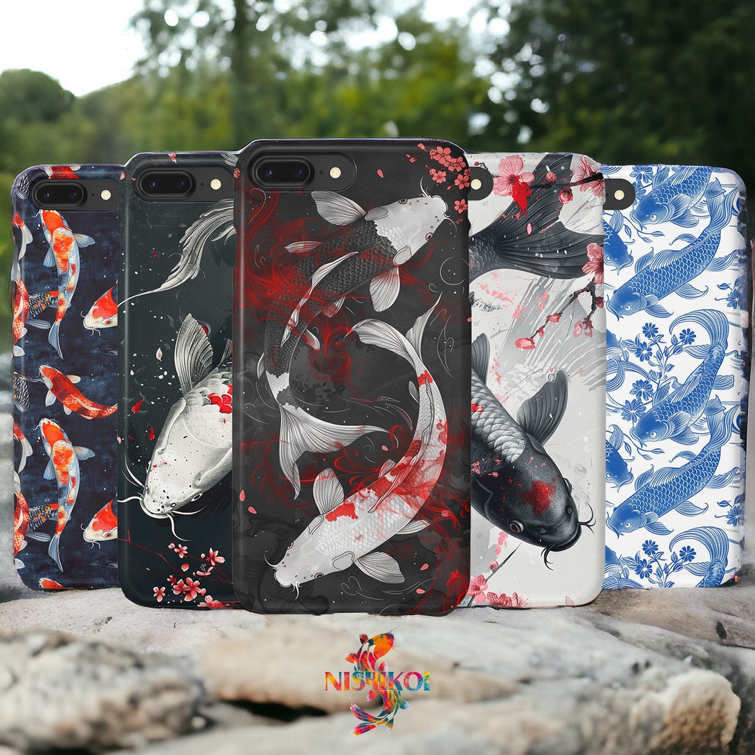 Nishikoi Japanese Koi Fish Phone Case Collection Etsy