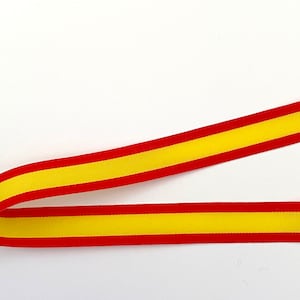 Spaanse vlag lint, Spaans lint, sleutelhanger, auto, polyester lint, nieuw, mannen, vrouwen, kinderen, cadeau, accessoires, mode