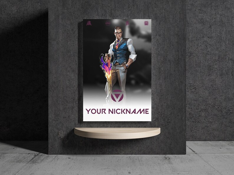 Valorant Chamber Poster Valorant Poster Gaming Poster 3 Etsy