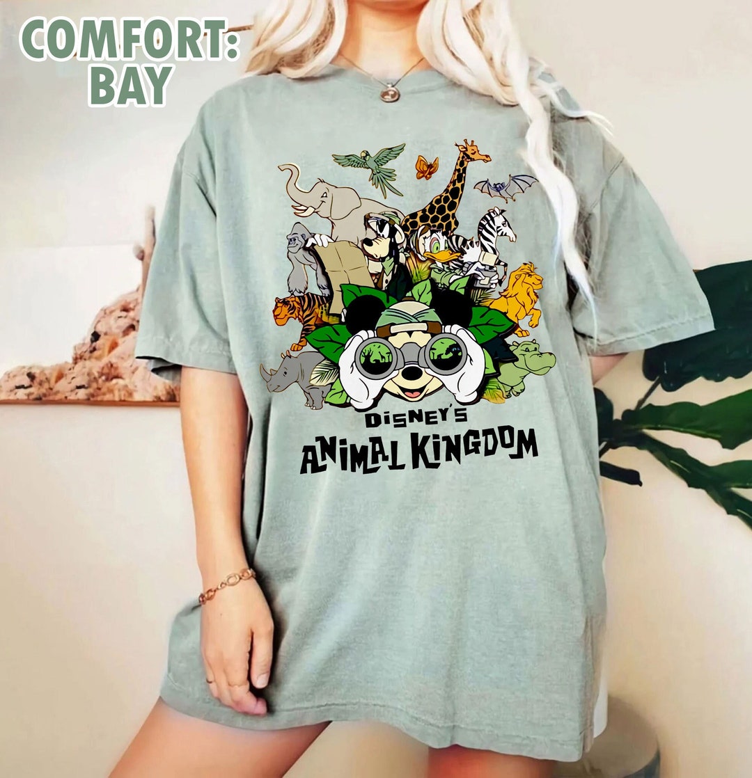 Disney Animal Kingdom Shirt Vintage Animal Kingdom Shirt Etsy
