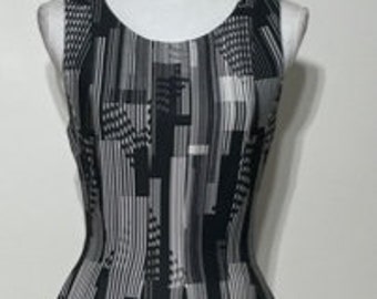 Calvin Klein 90s Retro 50s A-Line Midi Dress Size M