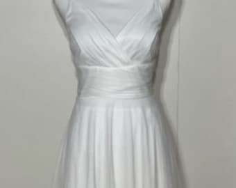 White Soft Tulle Wedding Gown by Ever Pretty Size 6