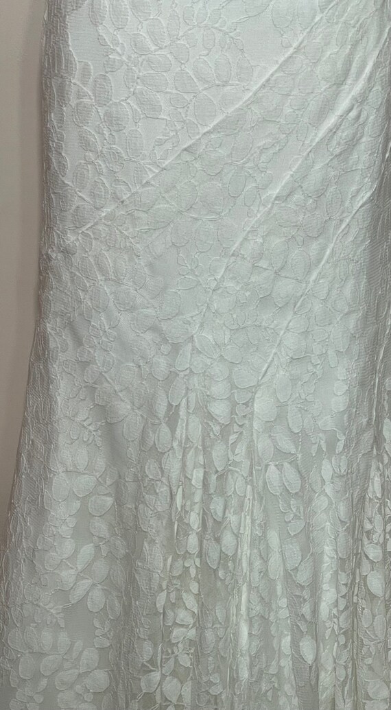 Galina Strapless Lace Mermaid Wedding Gown Size 4P - image 6