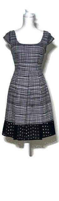 nine west black and white dress Nine West Black and White Dress, Size Medium ** HOC Winter