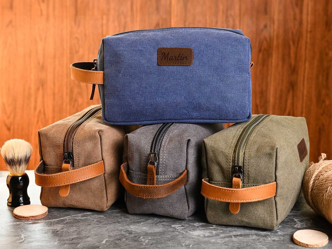 Custom Mens Toiletry BagPersonalized Canvas Travel BagTravel Etsy France