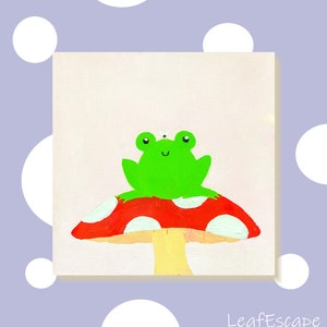 Estampado de ranas