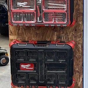 Milwaukee Packout Wandhalterung (Klampe und Riegel) | Packout-Aufhänger