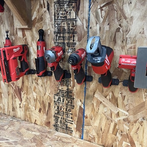 Milwaukee M12 Tool Mount/Holder/Hanger (3D Printed)