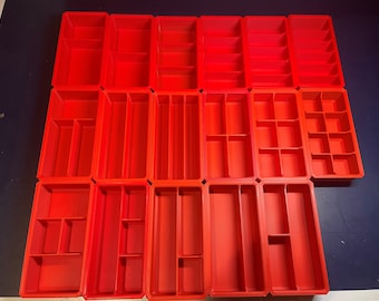 Packout custom rechthoekige smalle bakken -17 opties (ook aangepaste verzoeken welkom) - Packout onopvallende opbergers 48-22-8431 en 48-22-8436