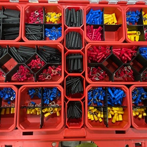 Milwaukee Packout Bin Dividers - 6 Options, Packout Accessories - Packout low-profile organizers 48-22-8431 & 48-22-8436