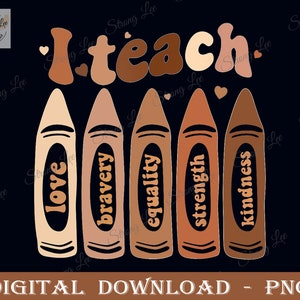I Teach Black History Month Png, Melanin Afro African Teacher Png, Black Power Png, Black History Month Quote Sublimation, Black Teacher Png