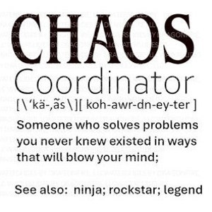 Coordinateur du chaos BW
