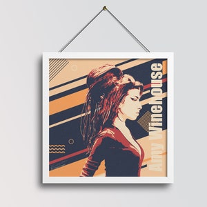 Amy Winehouse Inspirational Printable Original Wall Art image 3