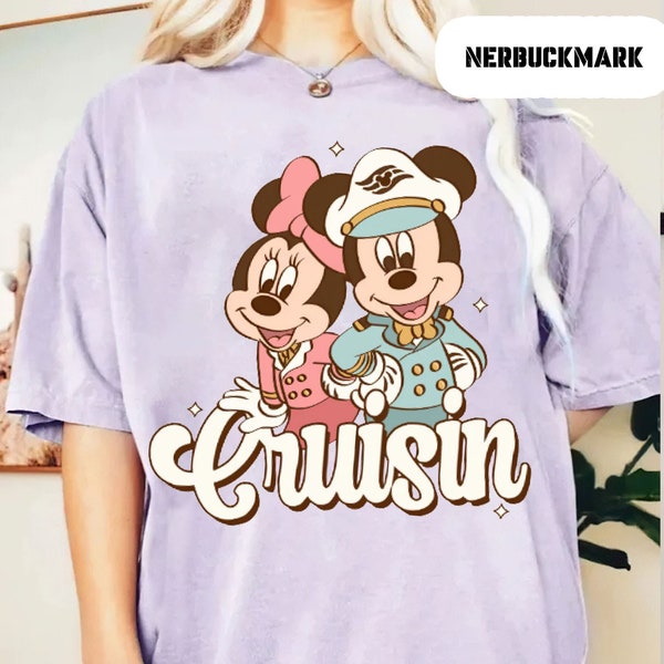 Magical Cruisin Mickey Minnie Disney Shirt , Matching Disney Cruise Shirt,  Mickey Minnie Magical Cruisin Shirt, Let's Cruise Disney Mouse