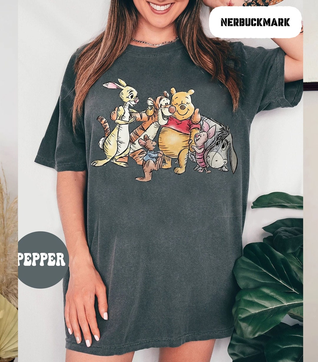 Disney Winnie the Pooh Comfort Colors Shirt, Pooh and Friends Shirt ...