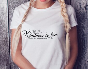 Kindness Is Free Sprinkle It Everywhere Svg, Positive Svg, Tshirt Quote Svg, Kind Svg, Mom Life Svg, Be Kind Svg, Kindness Svg, Pillow Svg