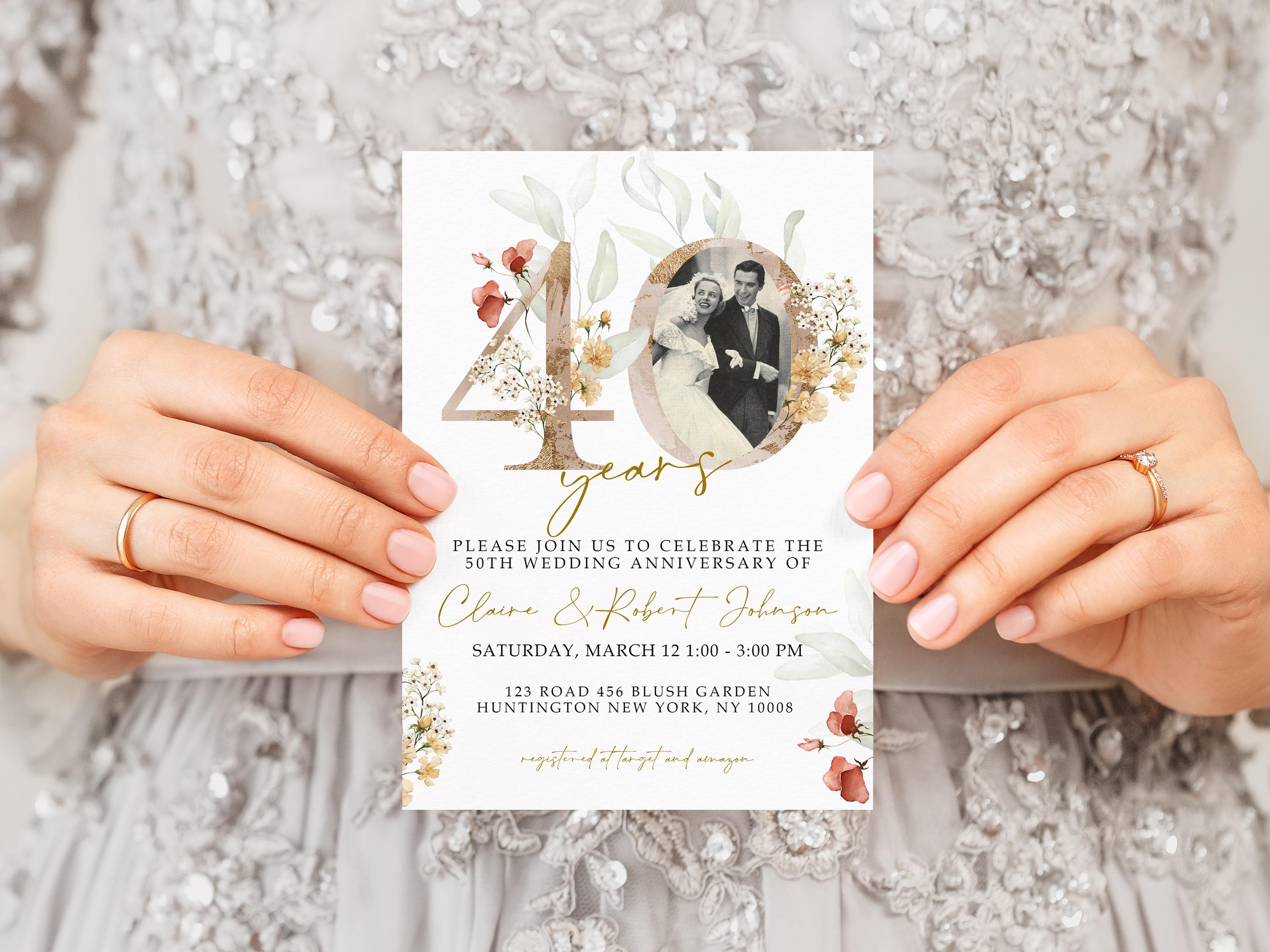 Renovación de votos 40º - Etsy México, image size:3000x2250