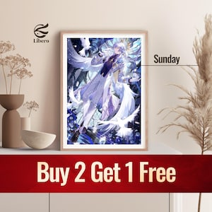 Sunday Poster | Honkai: Star Rail Poster | Fan Art Print | Anime Poster | Anime Gift for Bedroom | Gift For Boyfriend or Girlfriend