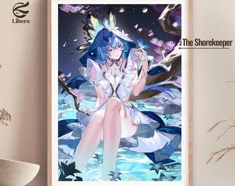 Wuthering Waves Poster | The Shorekeeper Anime Fan Art Print