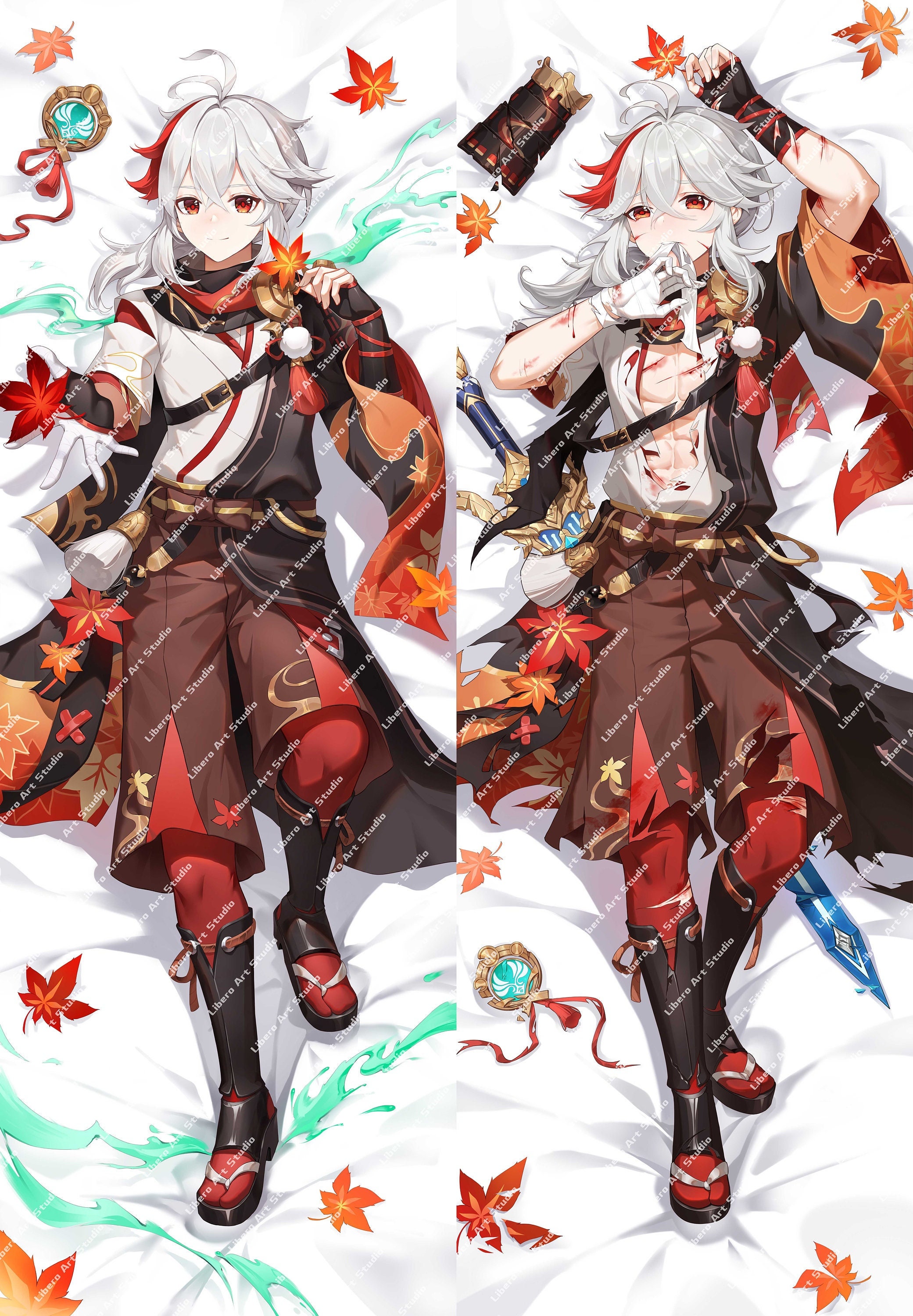 Kazuha Full Body Pillow Case Double Sided 2way Tricot Etsy