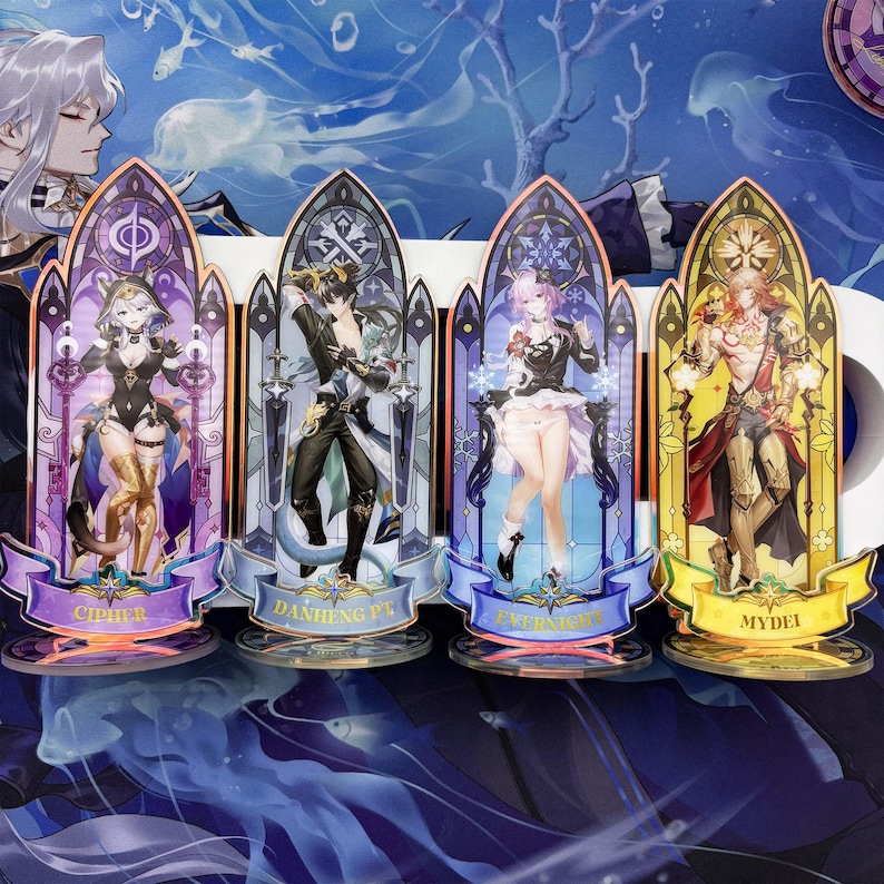HSR Gift & Collectible Acrylic Standee, Cipher Dan Heng Evernight Mydei ...