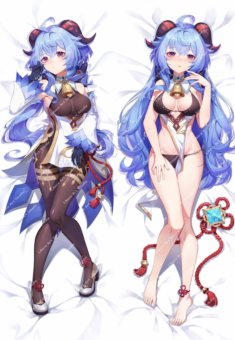 Ganyu Full Body Pillow Case Double Sided 2way Tricot Etsy
