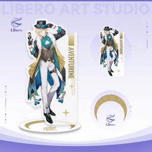 Stand de acrílico Aventurine / Honkai: Star Rail / Stand de anime de videojuegos hecho por fans / Exhibición de obras de arte de alta calidad