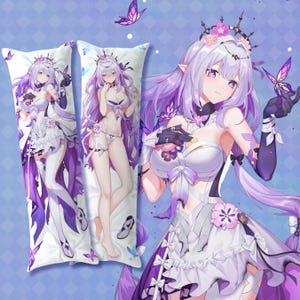 Castorice Body Pillow - Honkai: Star Rail Fan-Made 2 Way Tricot Female Character Dakimakura(CASE ONLY)