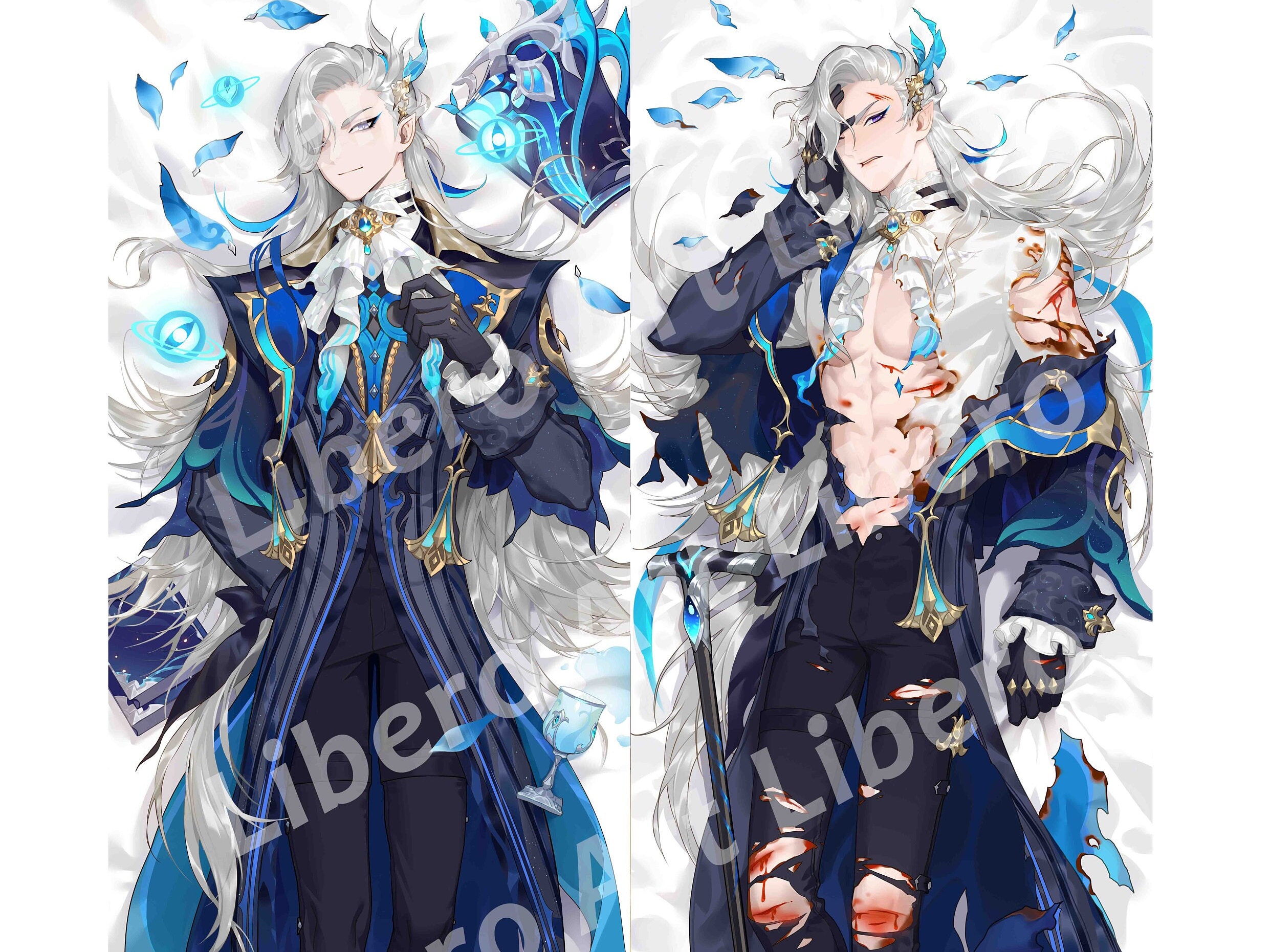 Neuvillette Full Body Pillow Case, Double Sided 2way Tricot Etsy