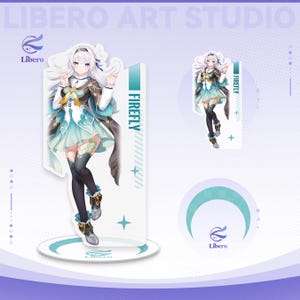 Firefly acryl standaard | Honkai: Star Rail | Door fans gemaakte gaming-anime standee | Hoogwaardige kunstwerkweergave