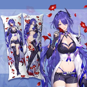 Acheron Body Pillow - Honkai: Star Rail Fan-Made 2 Way Tricot Female Character Dakimakura(CASE ONLY)