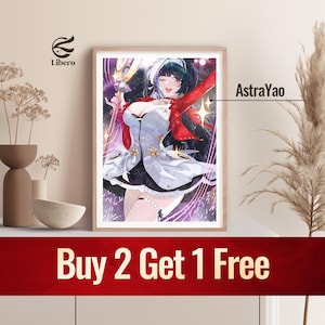 AstraYao Poster | Zenless Zone Zero Poster | Fan Art Print | Anime Poster | Anime Gift for Bedroom | Gift For Boyfriend or Girlfriend