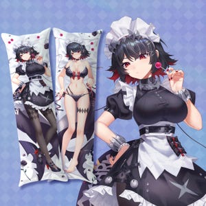 Ellen Joe Body Pillow : Zenless Zone Zero Fan-Made 2 Way Tricot Female Character Dakimakura(CASE ONLY)