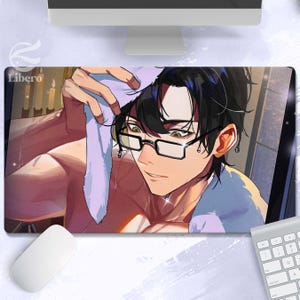 Zayne | Love and Deepspace | Premium Deskmat | High-Quality Anime Deskmat | Large Mousepad | Gaming Anime Deskmat | FanArt