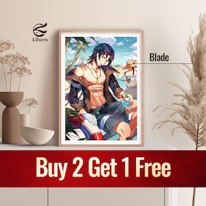 Blade Poster | Honkai: Star Rail Poster | Fan Art Print | Anime Poster | Anime Gift for Bedroom | Gift For Boyfriend or Girlfriend